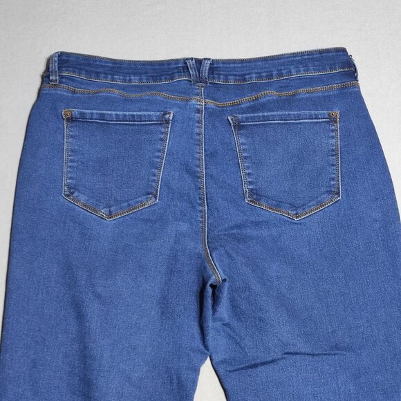 Curve appeal jeans women's size 12/31 ink blue colour essential skinny stretchy - Picture 4 of 14